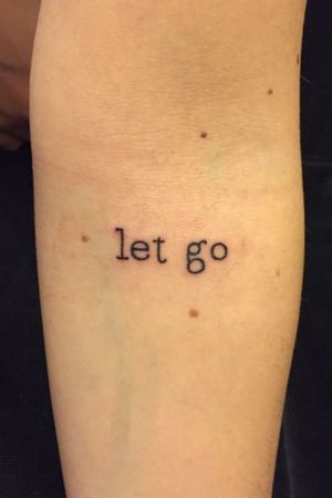 #tattoo #letgo #letgotattoo