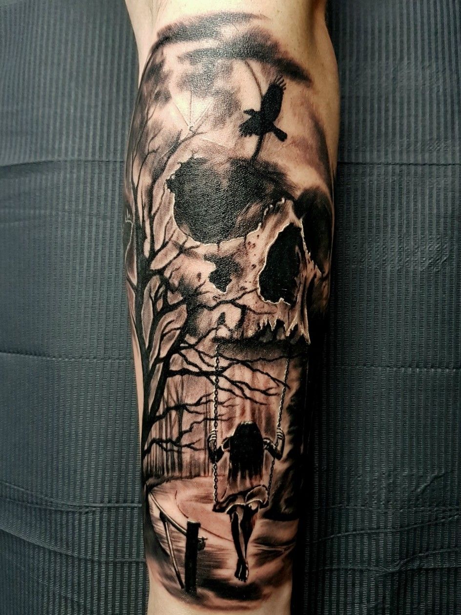 Skull Tattoo Design — Dani Lopez Studio