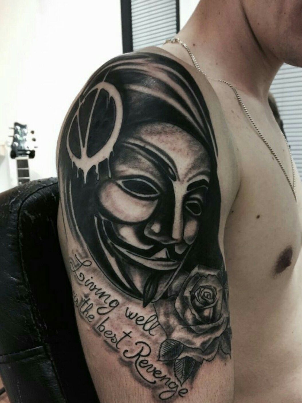 Yankees Ink  Anonymous Mask Tattoo   Facebook