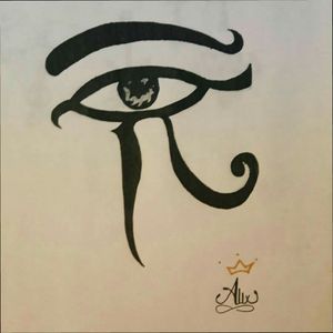 #blackandgray #byAlexxorcista378 #eye #Ra #egipsian