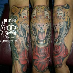 Tiger tattoo INFIERNO DE  NADIE NYC