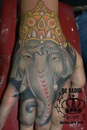 Ganesh tattoo INFIERNO DE NADIE Queens NY