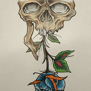 Skull Rose