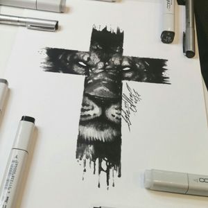 Тату эскиз - тигр и крест. Эскиз нарисован маркерами Copic и лайнерами Superior. Тату мастер Вадим. Студия художественной татуировки и пирсинга Evolution. Тел./WhatsApp: 8 (925)5143553. www.evotattoo.ru. #tattoo #tattoos #tiger #cross #tattoo_studio #illustrations #design #tattoo_design #flash #tiger_and_cross #draw #paint #art #тату #татуировка #татуировки #тигр #тату_крест #тату_тигр #иллюстрации #дизайны #картины #флеши #скетчи #тату_мастер_вадим #эскизы_на_заказ @tat2atom