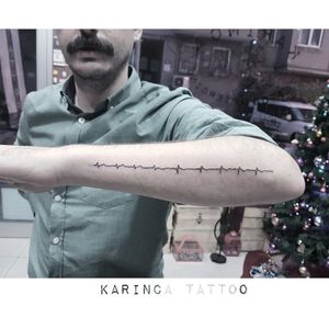 His wife's heartbeatInstagram: @karincatattoo #heartbeat #wife #arm #armtattoo #black #line #istanbul #turkey #dövme #dövmeci #design #tattooed #tattoos #tatted #tattoostudio #tattoolove #tattooart #tattooartist #inked #tattoo #lovetattoo #beat