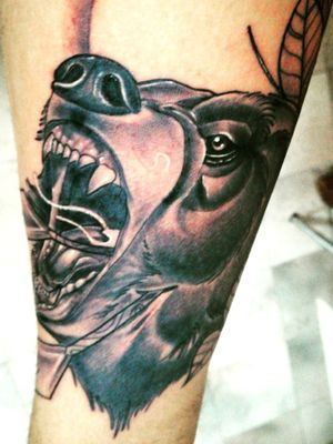 Tattoo made by Tom Schraepen in Anaïs B. Tattoo