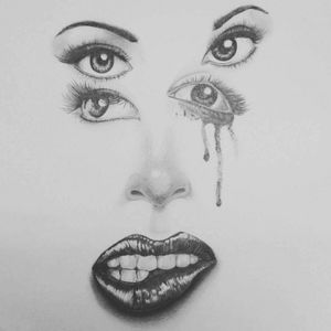 #woman #women #drawing #eyes #mouth