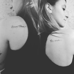 Scared Potter? You wish... #HarryPotterTattoos #harrypotter #dracomalfoy #Fandom #Drarry #BL #Movie #Books #Wand #Back #inkedgirl