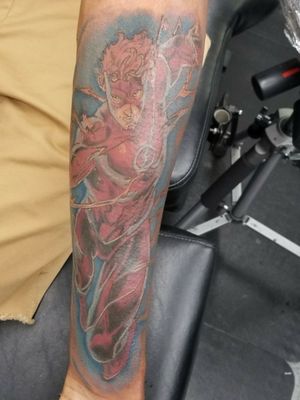 The Flash #theflash #DCTattoos #comics #nerdtattoo #fastestmanalive 