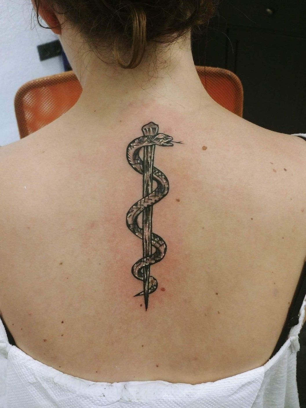 staff of asclepius tattoo