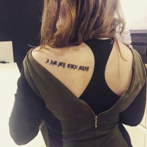 I Am My Own Muse#quotetattoo #iammyownmuse #tomford 