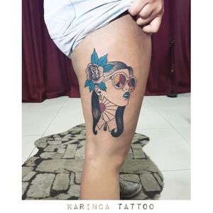 Instagram: @karincatattoo #karincatattoo #leg #colourtattoo #colorful #head #woman #girl #idea #dövmeci #dövme #istanbul #turkey #tattooed #tattoos #tatted #tattoostudio #tattoolove #tattooart #tattoo #hot #big #sunglasses