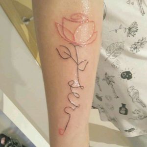 #rose #words #line #red #black #tattoo #ink #rosa #palablas #linea #rojo #negro #tatuaje #tinta
