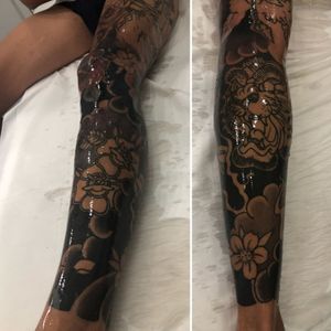 Sleeve in progress. Japanese & Traditional