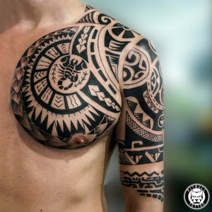 Polynesian Tattoo#polynesiantattoo #tattoooftheday #polynesia #ancienttattooing 