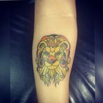 Leão mosaico #lion #colours #mosaic 