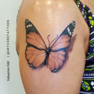 #firsttattoo #butterfly #realism #colortattoo #realism #tattoo #toulouse #girlswithtattoos #tattooed #tattooartist #tatuaje #tattooedgirls #instatattoo #tattooist #girl #woman #tatouage #tattoodesign #tattoogirl #tattooing #inked #ink #style #instagood #artcoretattoos #sebastienoddtattoos