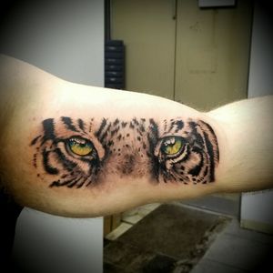 lion eye tattoo