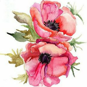 Water color flowers 2