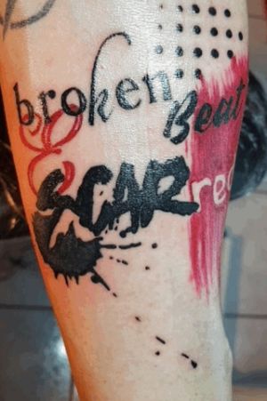 #tattoo #tattooed #tattoolettering #trashpolka #blackworktattoo #blackandred ##inkedselect #inked #brokenbeatandscarred #metallica #metallicatattoo #trashpolkatattoo #forearmtattoo 