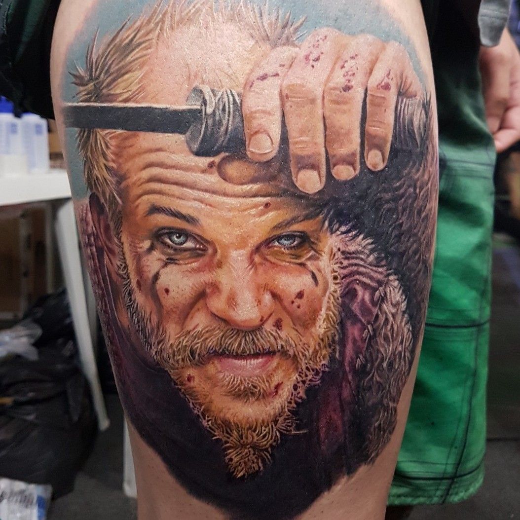 Buy Floki Head Tattoo Vikings for Cosplay Includes Both Sides of Online in  India  Etsy