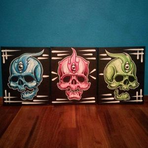 Acrylic skulls