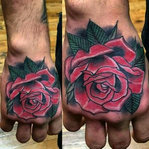 #neotraditionaltattoo  #neotraditional  #rose  #colortattoo 