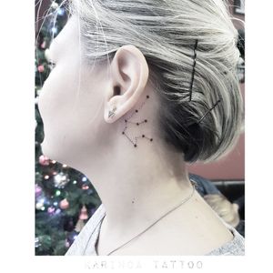 Aquarius ☄ Instagram: @karincatattoo #aquarius #neck #ear #tattoo #tattoos #tattoodesign #tattooartist #tattooer #tattoostudio #tattoolove #tattooart #istanbul #turkey #dövme #kadıköy #ink #star #horoscope 