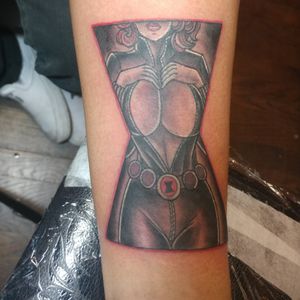 Black widow done by Anthony Stokes in Buckhead GA 