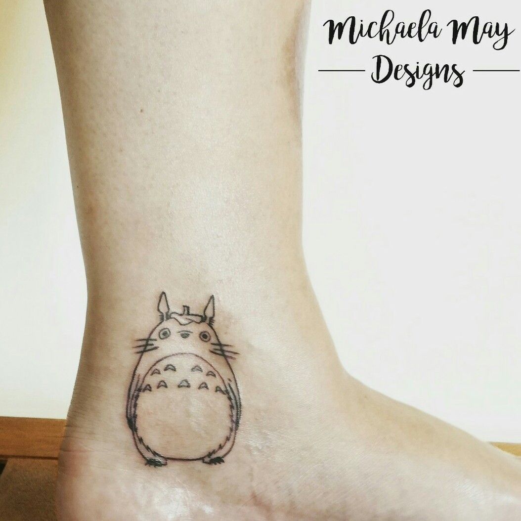 Top 59 Best Totoro Tattoo Ideas  2021 Inspiration Guide  Ghibli tattoo  Tattoos Cool simple tattoos