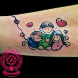 #infinito #família #ritualdelibertação #filhos #tattooquântica