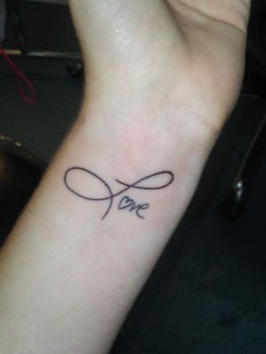 My middle name in my mother's handwritting, located on my left wrist.