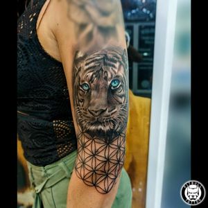 Realistic Tiger Tattoo#realistictattoo #realistictattoos #tigertattoo #tiger #tattoooftheday 