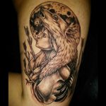 Coyote spirit tattoo