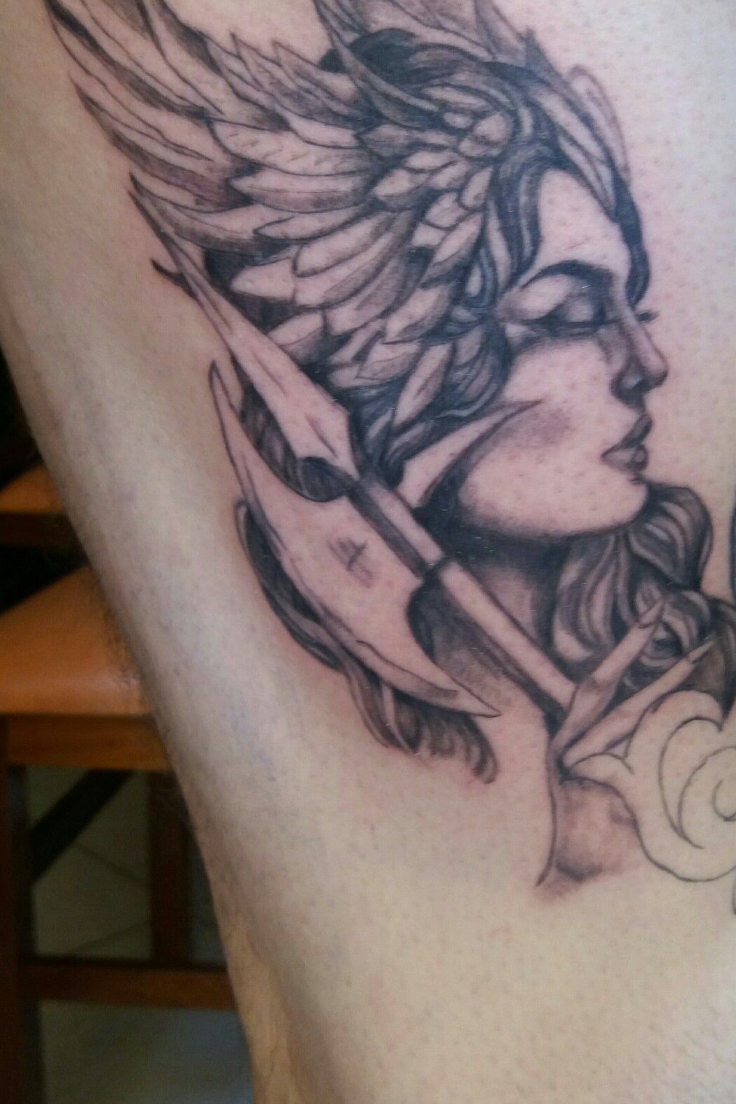 Goddess Freya Sketch available for  Unholy Tattoo Prague  Facebook