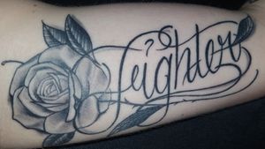 My latest addition done by a dutch artist #fighter #rose #caligraphy #whatsnext 
