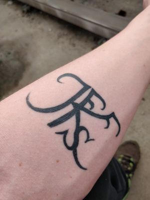 This is my current tattoo, I want to expand it. Does anyone have a  nice idea on with what I can combine it? 