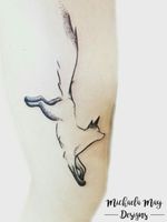 I had a fantastic walk-in recently, and was given the wonderful opportunity to tattoo this leaping fox! Thank you for an awesome day :)