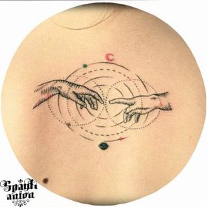 👉the creation of adam👈#tattoo #tattoos #tattooed #tattoist #art #design #instaart #instagood #sleevetattoo #handtattoo  #tatted #instatattoo #bodyart #amazingink #tattedup #inkedup #sketchtattoo #tattoodesign ##blxckink #blackandgreytattoo #blackandwhitetattoo #txttoo #tattism #tattrx #inkmag #inkedmag #tattoodrawing #thecraetionofadam #handsofgod