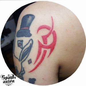 🏵pink is not dead🎀#tattoo #tattoos #tattooed #tattoist #art #design #instaart #instagood #sleevetattoo #handtattoo  #tatted #instatattoo #bodyart #amazingink #tattedup #inkedup #sketchtattoo #tattoodesign #tiribaltattoo #pinktattoo #pinktribaltattoo ##blxckink #blackandgreytattoo #txttoo #tattism #tattrx #inkmag #inkedmag #tattoodrawing