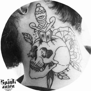 #tattoo #tattoos #tattooed #tattoist #art #design #instaart #instagood #sleevetattoo #handtattoo  #tatted #instatattoo #bodyart #amazingink #tattedup #inkedup #sketchtattoo #tattoodesign #rosetattoo #skulltattoo #roseskulltattoo #blxckink #blackandgreytattoo #blackandwhitetattoo #txttoo #tattism #tattrx #inkmag #inkedmag #tattoodrawing