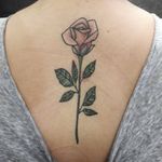 Rose on back *Healed