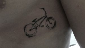 Sketch tattoo by Sasha Aleksandar #bike #sketchstyle #sketchtattoo #Black #minimalistic 