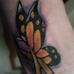 Leukemia butterfly for my daughter done by John Edson 