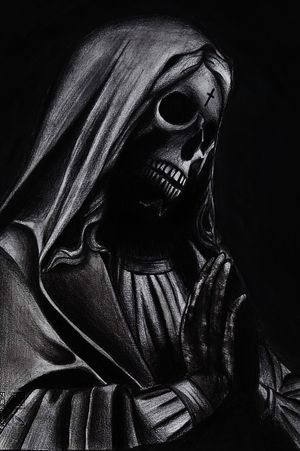 Nuestra Señora de la Santa Muerte . Made by me 
