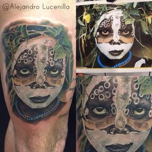 Tattoo indígena #tattoorealismo #indigenous #realistictattoos @alejandrolucenilla #AlejandroLucenilla