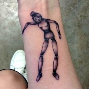 Marionette tattoo done by my friend!