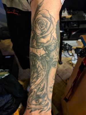 Front facing wrist to elbow work by Dusty Jamieson