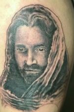 #tattoo#jesus#portrait#greywash#blackandgreywash