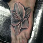 Lili#flowerstattoo #tattoo#girltat#blackandgrey